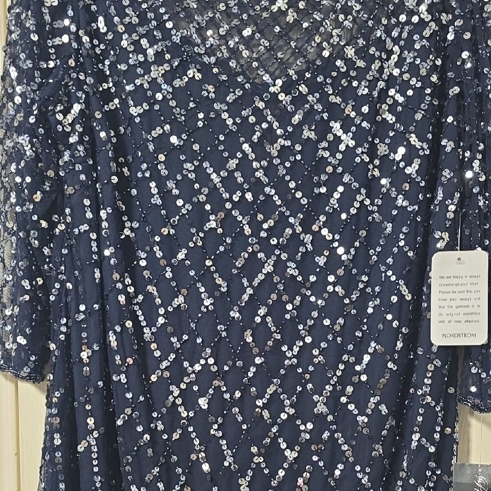 Pisarro Nights Navy Sequin Dress